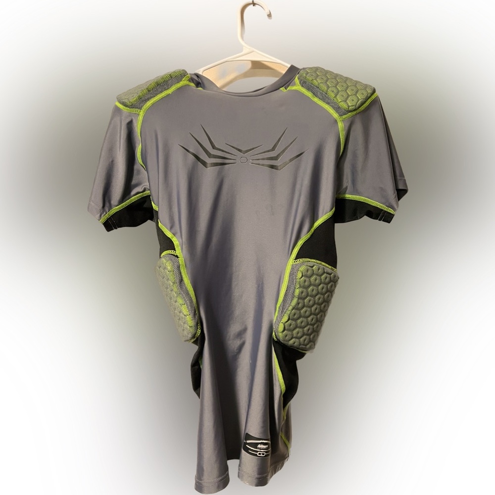 ALLESON ATHLETIC | L | boys | 5 pad |football under shirt | youth | green/gray